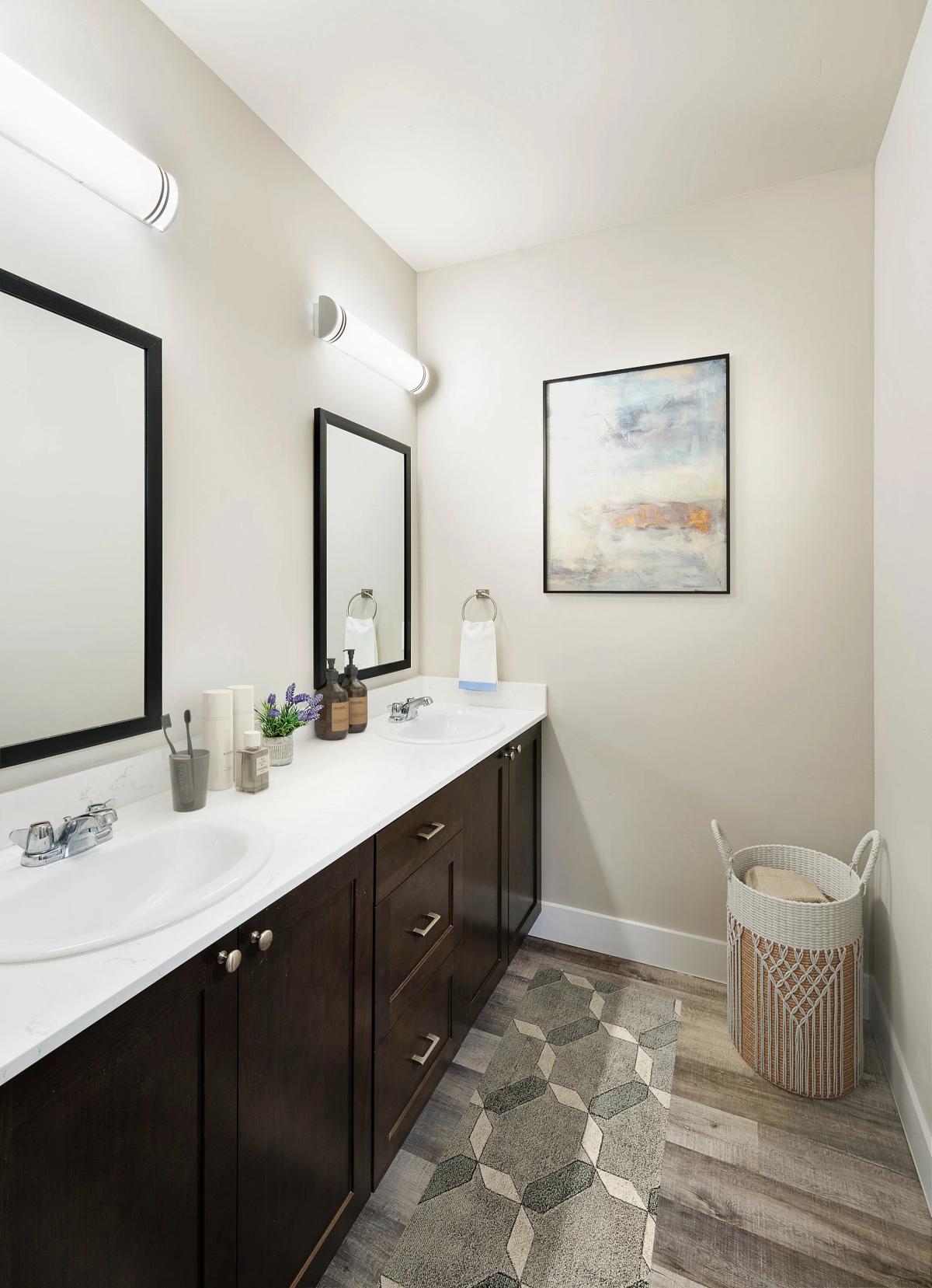 2-bedroom floor plan - bathroom