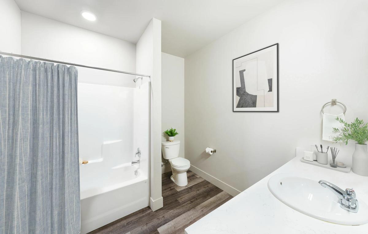 1-bedroom floor plan - bathroom